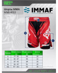 Шорты "Green Hill" MMI-4022, MMA SHORT IMMAF approved красные, p.XXL Красный-фото 6 additional image
